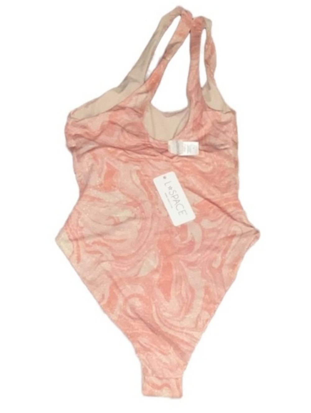 L*Space Shine On Shimmer PhoebeAll Swirled Up One Piece Swimsuit NWT Sz 4 - Picture 7 of 11